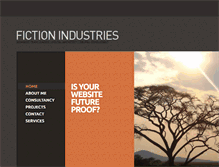 Tablet Screenshot of fictionindustries.com